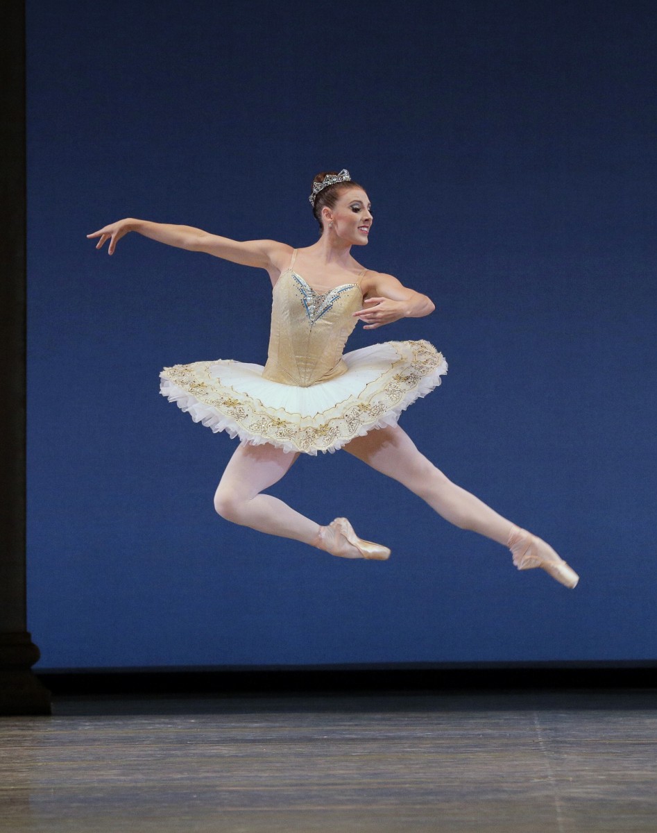 Tiler Peck in BalanchineaAAAAAAAAs Tschaikovsky Suite No. 3. Photo credit: Paul Kolnik